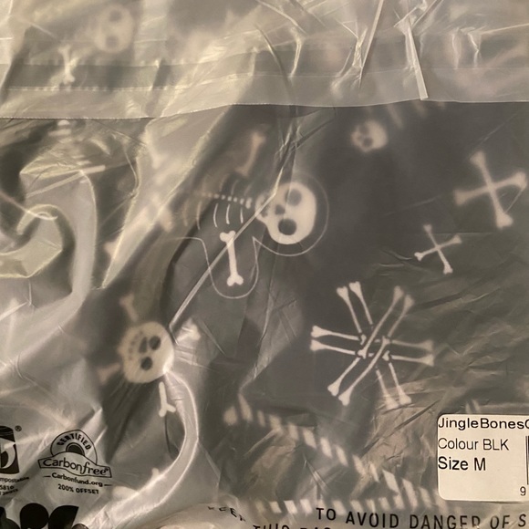 Blackmilk “JINGLE BONES CUFFED PANTS” Size Medium M NWT Xmas Holidays Creepmas - Picture 11 of 14